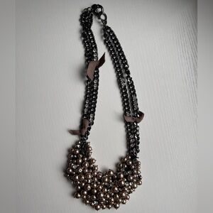 J.Crew pearl cluster necklace